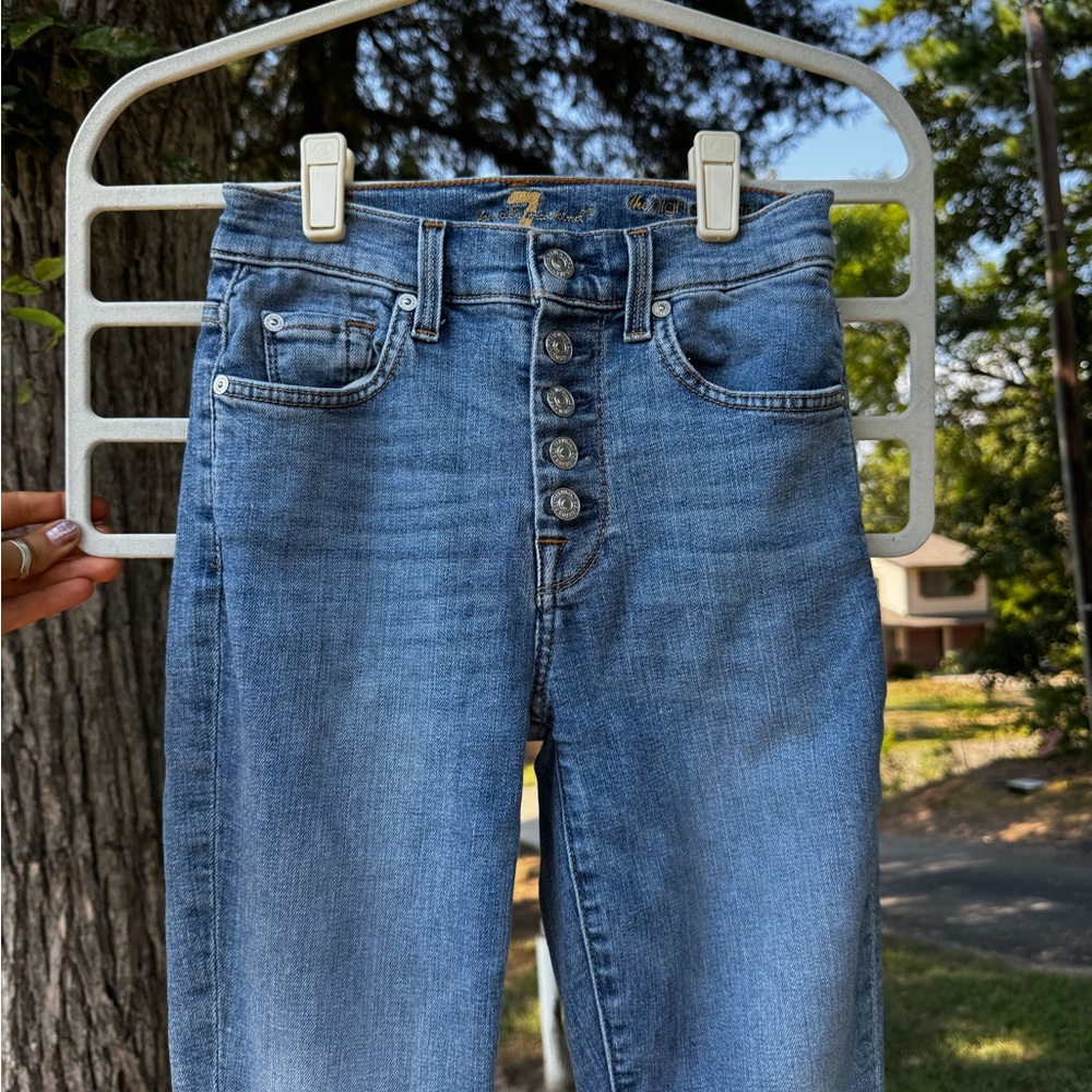7 For All Mankind High Rise Denim Jeans
